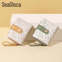 Seagloca Korean Version Cute Kitten Short Zipper Bi-Fold Wallet For Women No 1528