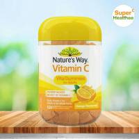 Natures way vita gummies vitamin c 120 เม็ด เนเจอร์ส เวย์ วิตามินซี ไวต้า กัมมี่ เคี้ยวนุ่ม