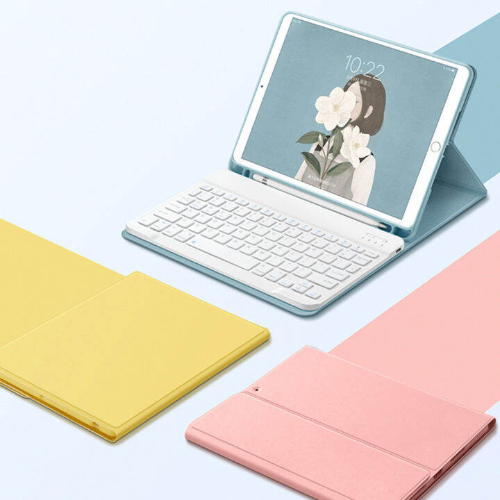 Wireless Bluetooth Keyboard Mouse Case for Samsung Galaxy Tab