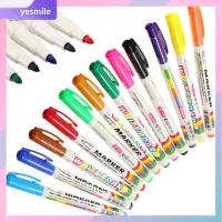 YESMILE 12X สีสันสดใส มาร์กเกอร์ลบได้แบบแห้ง สีผสม ปลายกระสุนละเอียด เครื่องหมายสว่างสดใส เช็ดแห้งง่าย การเขียนที่ราบรื่น ปากกาไวท์บอร์ด โรงแรมโรงเรียนโรงงานสำนักงาน