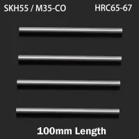 7mm 7.5mm 8mm OD 100mm ความยาว M35 HSS-CO SKH55 HRC65-HRC67 Jobber เจาะบิตน่าเบื่อรอบ CNC ตัดกลึงเครื่องมือ Bar Rod