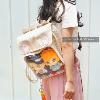 Women Doll Backpack for School Japanese Style 20Cm Clear Pocket Teenager Girls Kawaii Backpack Cute Ita Bag for Dolls H204