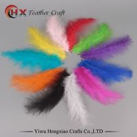 Factory 100pcs 4-6 Inches 10-15 cm Chicken Plumes Turkey Marabou Feathers for Carnival DIY feathers craft