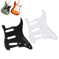 Pickguard กีตาร์ไฟฟ้าพีวีซี3Ply SSS สำหรับปิคการ์ดกีตาร์ FD ชิ้นส่วนกีต้าร์ป้องกันรอยขีดข่วนแผ้นตกแต่ง