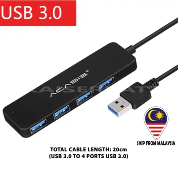 3 Port USB Hub USB Extension (TA012 / TA013) and Cable with 30cm / 120cm  Long for Charging & Data Transmission
