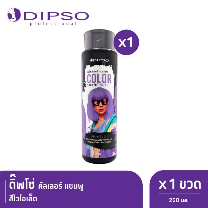 dipso-ดิ๊พโซ่-คัลเลอร์-แชมพู-สีไวโอเล็ต-x1