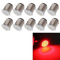 AutoAccessories 10 PCS Car Auto 1.2W 1157 BAY15D 22-LED Bulbs Brake Light