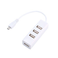 USB ถึง4พอร์ต OTG Hub สำหรับ Raspberry Zero White USB HUB อุปกรณ์เสริมคอมพิวเตอร์