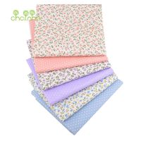 Chainho Small Flower Printed Twill Cotton Fabric Patchwork Clothes DIY Sewing Quilting Home Textiles Material For Baby Children Exercise Bands