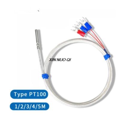 ‘；【。- Stainless Steel PT100 Temperature Sensor Thermocouple With 0.5M-10M Cable Temperature Sensing High Temperature Waterproof