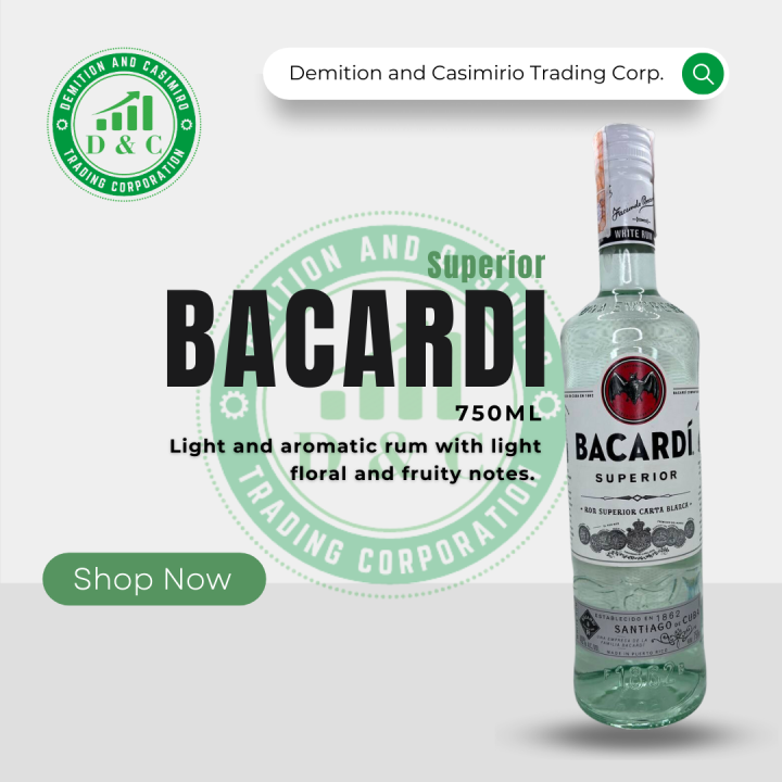 Bacardi Superior White Rum 750ml Lazada Ph