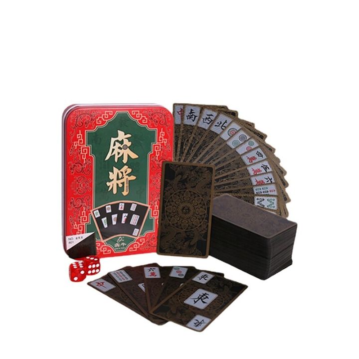 ไพ่นกกระจอกยุคกลางขนาดเล็กสำหรับครอบครัวเกมโต๊ะหมากรุกกระดานหมากรุกจีนพลาสติกของขวัญผู้ใหญ่-ajedrez-oa50xq-เพื่อความบันเทิง
