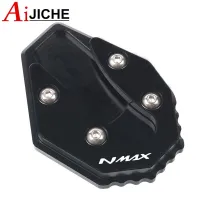 แผ่นขยายขาตั้งขาตั้งข้าง CNC สำหรับรถจักรยานยนต์ยามาฮ่า NMAX155 NMAX125 N-MAX155 N-MAX 155 125 2020 2021