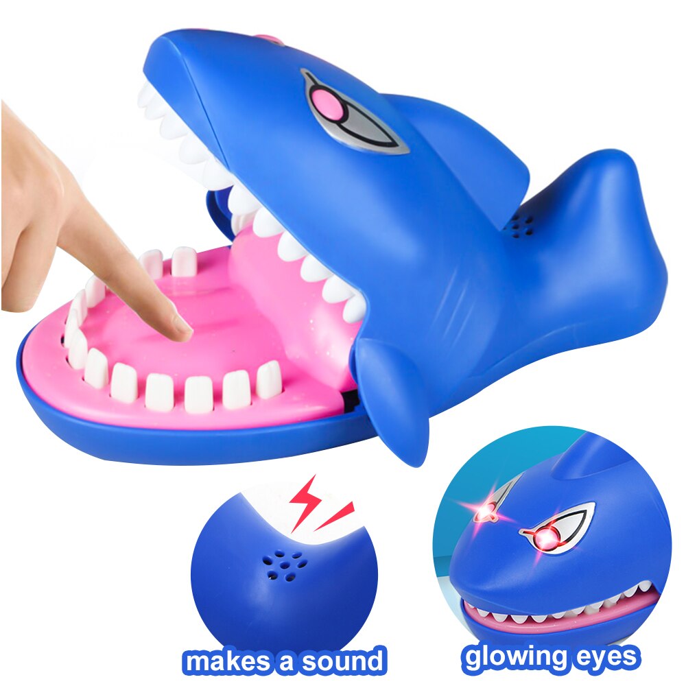 Shark Dentist Game Evil Laughter Sound Glowing Eyes Party Novelty Kid 