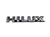 HILUX  โลโก้ไฮลักษ ติดข้างแก้ม  สีชุบ-ดำ โตโยต้า HILUX MIGHTY-X LN 85-111 SR-5 1989-1998