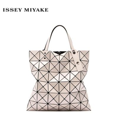 Issey Miyake bag life 6 grid new six grid niche small bag Lingge tote all-match large-capacity versatile handbag