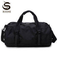 กระเป๋าเดินทางอเนกประสงค์กระเป๋ากีฬาท่องเที่ยว Scione Lelaki &amp; Wanita Beg Lipat Kapasiti Besar Duffel พับได้