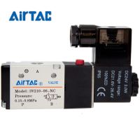 AirTAC Solenoid Valve Pneumatic 3v210-08 AC220V110V DC24V12V Coil Volt Control Electromagnetic 3 Port 2 Position 3/2Way NC Type Valves