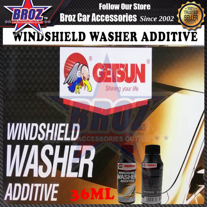 Getsun Windscreen/Windshield Washer Additive Clear Water Mark Anti