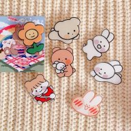 SHOP CHỌN MẪU NGẪU NHIÊN Phụ kiện Sticker dễ thương cute gài ghim cài Balo thumbnail