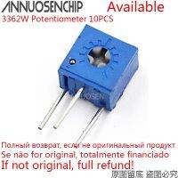 10PCS 3362W Adjustable Precision Potentiometer 100 200 500 R Ohm 1K 2K 5K 10K 20K 50K 100K 200K 500K 1M 3362 Trimpo Trimmer