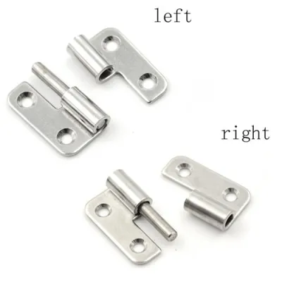 1PC Stainless Steel 1.5 Inch Long Left/right Side Self-Closing Corner Spring Draw Door Hinge