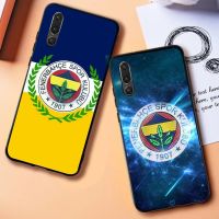 เคสโทรศัพท์สีดำแบบนิ่มสำหรับ Y7,เคสโทรศัพท์ Nana Ko Turkey Fenerbahce เคสสำหรับหัวเหว่ย Mate 40 30 20 10 Pro Lite Nova 9 8 5T Y7p