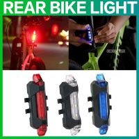 ▣❈ Bicycle Light Waterproof Rear Tail Light LED USB Rechargeable Mountain Bike Cycling Light Taillamp Safety Warning Light