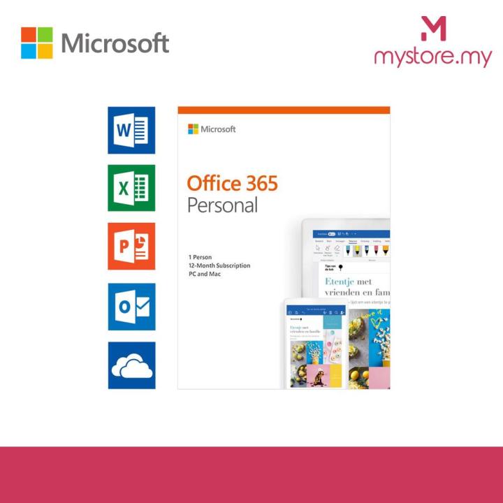 MICROSOFT OFFICE 365 PERSONAL SUBSCRIPTION FOR WINDOWS & MAC 1