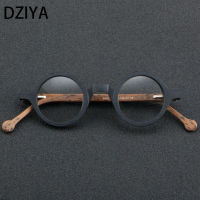 Vintage Round Acetate กรอบแว่นตาผู้ชาย Handmade High-Grade แว่นตาผู้หญิงรอบ Punkifashion แว่นตา60629