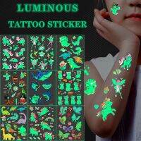 Luminous Tattoo 5 10pcs/Set Temporary Tattoos Mermaid Licorne Children Stickers for Kids Pokemon Tattoo Tattoo for Kids Unicorn Stickers