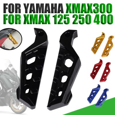 แป้นเหยียบที่พักเท้าผู้โดยสารด้านหลังรถจักรยานยนต์,แป้นเหยียบสำหรับ XMAX300ยามาฮ่า XMAX125 XMAX250 XMAX 300 X-MAX 250 125ชิ้นส่วน400