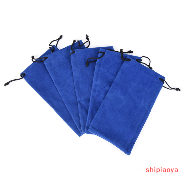 shipiaoya-ถุงแก้วนิ่ม10ชิ้นถุงกระเป๋าเก็บของแว่นตากันแดดกระเป๋ากระเป๋าเสื้อผ้า