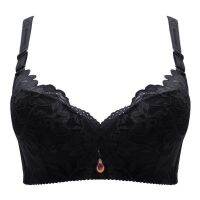 LOCAL READY STOCK Plus Size 38D to 50DE thin Steel-rimmed Lace Breathable Push Up Side Adjustable with Wired B0019