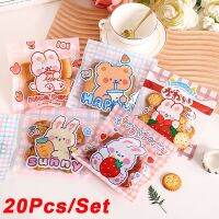 【DT】 hot  20Pcs Cute Candy Cookie Bags Plastic Self Sealing Gifts Packaging Bags Snack Storage Container Xmas Party Decoration Supplies