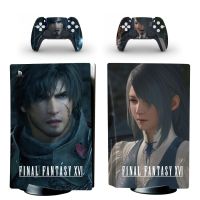 Final Fantasy แผ่นดิสก์สติกเกอร์ตัวป้องกันสติกเกอร์ผิว16 PS5สำหรับตัวควบคุมคอนโซล PS5ผิวแผ่นดิสก์สติกเกอร์ไวนิล