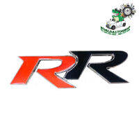 logo RR โลโก้ RR งานโลหะ (ตัวแพง) 1ชิ้น มีบริการเก็บเงินปลายทาง