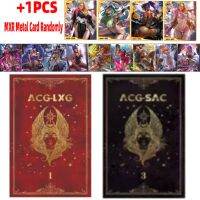 การ์ดอนิเมะบัตรสะสม ACG-SAC + การ์ดโลหะเกม TCG การ์ดเกม TCG แบบสุ่มสำหรับงานเลี้ยงเด็กผู้หญิงของเล่นคริสต์มาสสำหรับเด็ก1ชิ้น