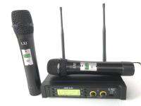 LXJ ไมค์ลอยคู่ /ไมโครโฟนไร้สาย UHF WIRELESS รุ่น LX8 พร้อมกระเป๋าพกพา