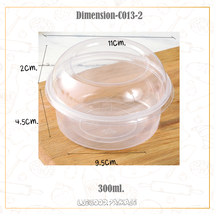 กล่องพลาสติกทรงกลมใส-พร้อมฝาปิด-ทนความร้อนได้-c013-2-กล่องพลาสติก-กล่องใส่ขนม-กล่องเค้กแนวเกาหลี-กล่องเค้ก-กล่องใส่เค้กมินิมอล