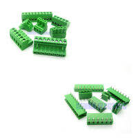 50เซ็ตล็อต5.08มม. Pitch Screw Type 2 - 10 Pins Curved Pin PCB Connector Pluggable Terminal Blocks KF2EDGK