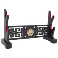 Padded Sword Stand Display Velvet Protect Sword Rack for Katana Genji Japanese Sword Stand -Dragon