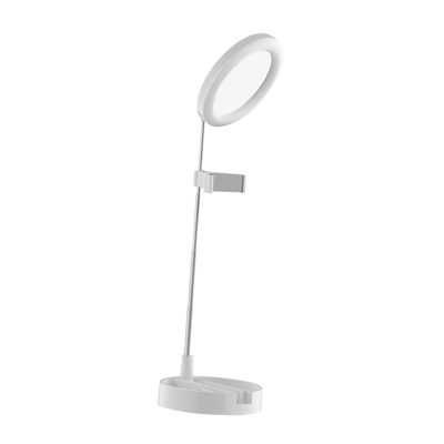 Selfie Ring Light with Phone Holder 360 Degree Rotation Lighting LED Light Portable Desktop for Live Stream Makeup