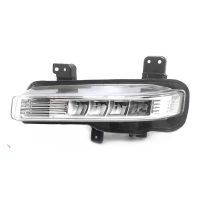 Car Front LED DRL Fog Light for Ford Explorer 2020 2021 2022 Auto Driving Lamp Daytime Running Light Bumper Lamp