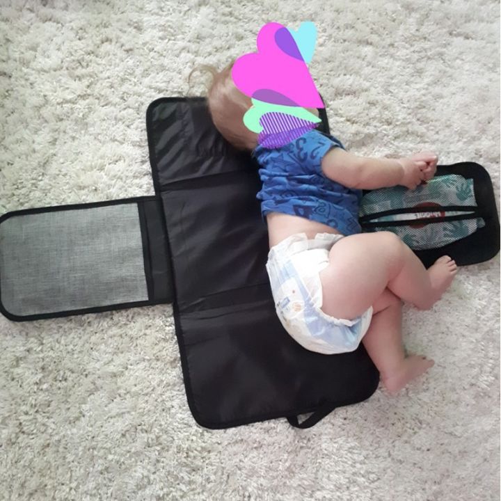 new-3-in-1-waterproof-changing-pad-diaper-travel-multifunction-portable-baby-diaper-cover-mat-clean-hand-folding-diaper-bag