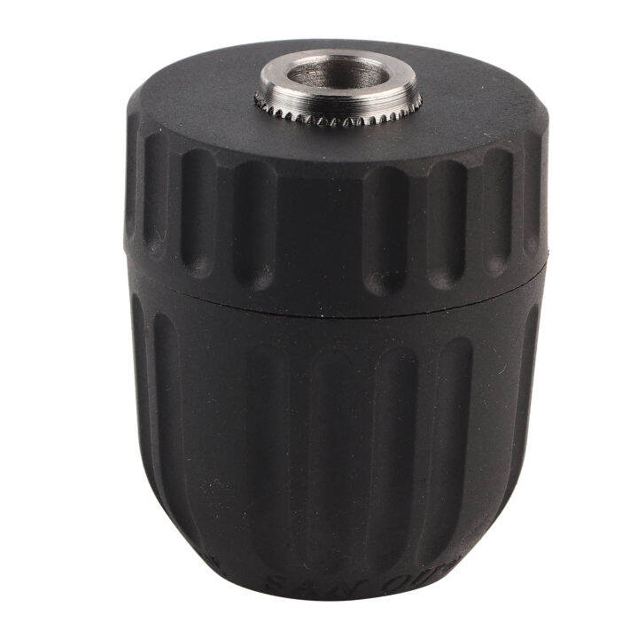 3-8-24unf-0-8-10mm-keyless-เจาะ-bit-chuck-clip-w-1-4-hex-shank-rod-adapter-w