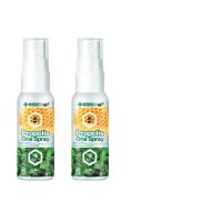 (แพ็ค 2) Dentiste โพรโพลิส สเปรย์ 20ml. Propolis Mouth Spray ปกป้อง ชุ่มคอ ฟ้าทะลายโจร กระชายขาว