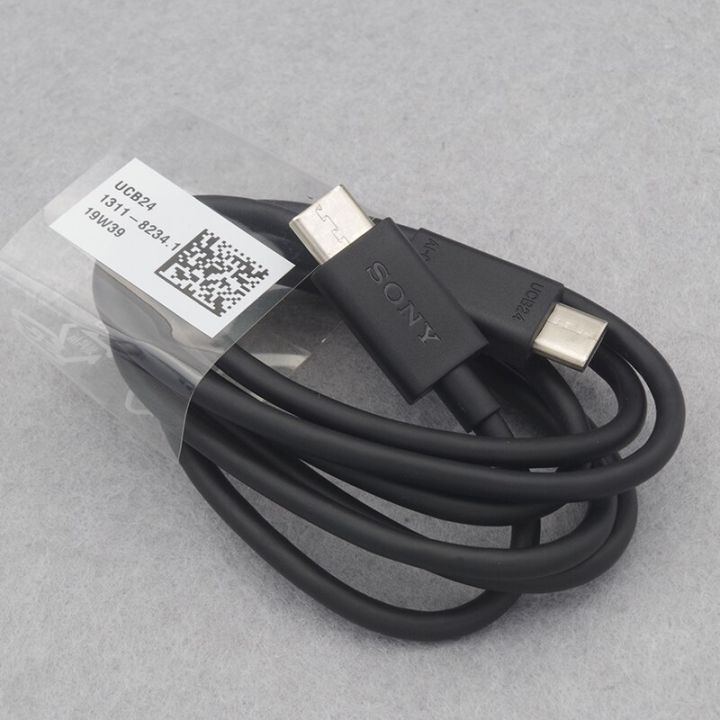 ucb11-sony-แท้1ม-ucb20-ucb24สายชาร์จสายชาร์จเร็ว-type-c-usb-ดาต้าคอร์สายสำหรับสายโทรศัพท์-xperia