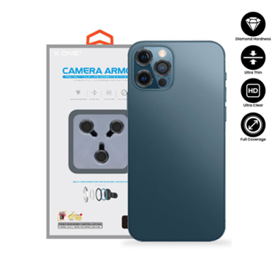 Apple iPhone 12 Pro ( 6.1 ) X-One Camera Armor Sapphire Camera Lens Protector