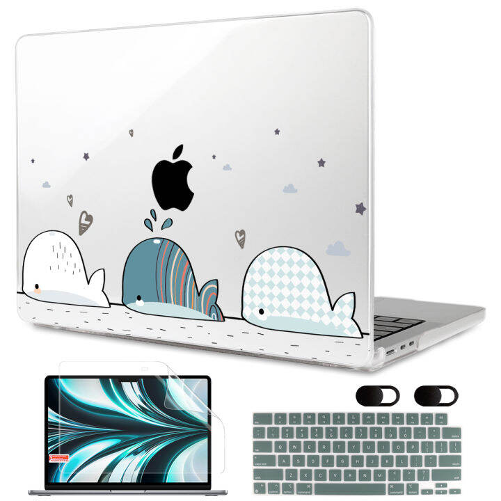 เคสคริสตัลฮาร์ดสำหรับ-macbook-pro-air-m2-m1-2022-2020-a2681-a2338-a2337-a2179-air13-a1932-a1466-pro-retina-13-14-16นิ้ว-m1-a2442-a1502-a1708-a1706-a2159แป้นพิมพ์ฟิล์มth